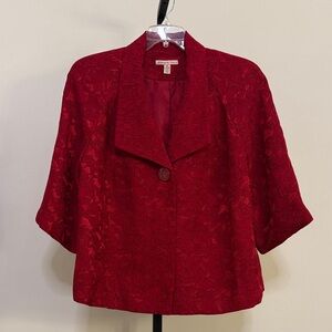 Red Women's Blazer Jacket